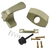 #013-063 – Bath Door Latch Low Brass, 1 Set