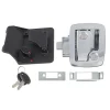 #013-535 – Bauer Key’d-A-Like Towable Lock w/keys, Chrome