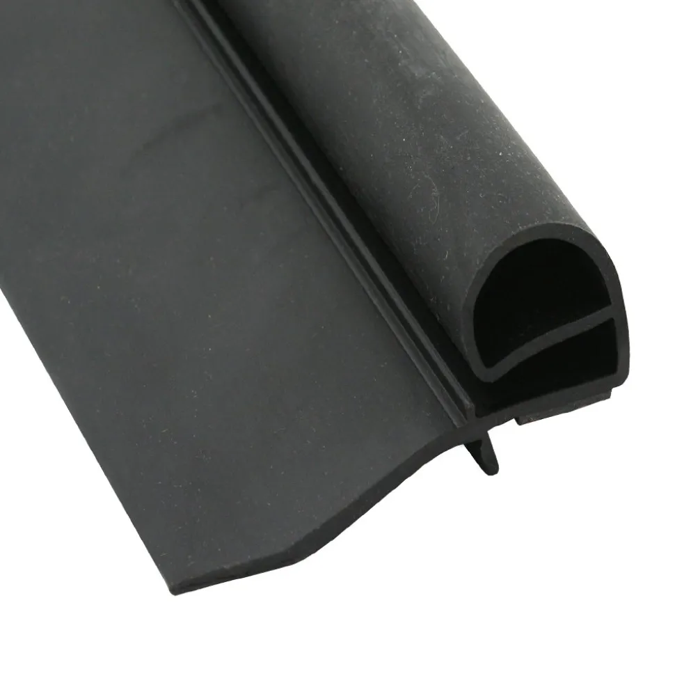 #018-3203 – Bulb Seal, w/2-1/8″ wiper, 3-1/4″ x 7/8″ x 35′