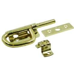 #013-081 – Bunk Latch w/Strike, Brass, 1 Set