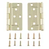 #013-136 – Deluxe Non-Mortise Hinge-Brass, 2 Pack