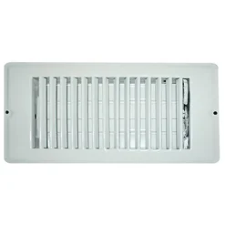 #013-629 – Floor Register, 4″ x 12″, White