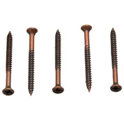 #012-FSQ100BZ – 8 x 3 Flat Head Square Recess, Bronze, 100 Pack