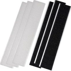 #006-204 – Hook & Loop, 6″ Strips, 3 White, 3 Black