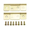 #013-046 – Non-Mortise Hinge Brass, 2 Pack