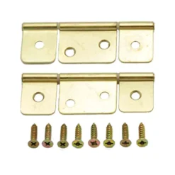 #013-046 – Non-Mortise Hinge Brass, 2 Pack