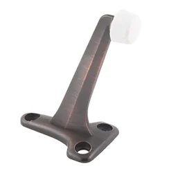 #013-193-OB – Door Stop Floor Mount, Oiled Bronze, 1 Pack