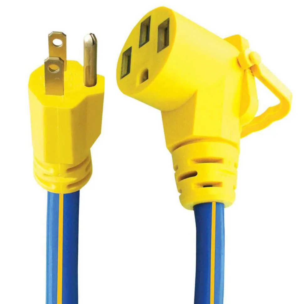 #16-00521 – 3 Prong 15-50 AMP 12″ Adapter w/EZEEGRIP Handle