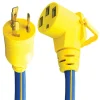 #16-00519 – 3 Prong 30-50 AMP 18″ Ext. Cord & Adapter w/EZEEGRIP Handle
