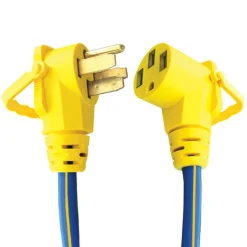 #16-00510 – 4 Prong 50 AMP 15′ Ext. Cord w/EZEEGRIP Handles