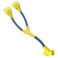 #16-00522 – 3 Prong 30-50 AMP 36″ EZEEGRIP Handle Y Adapter