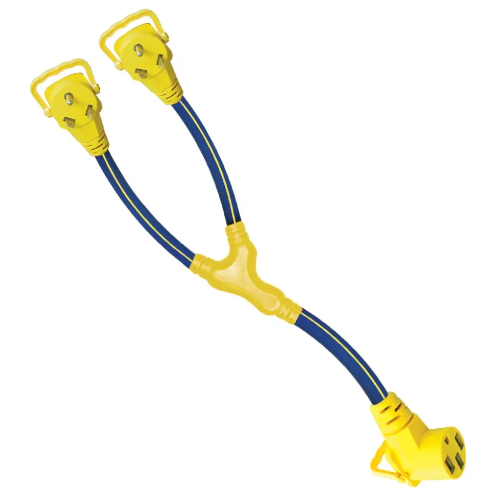 #16-00522 – 3 Prong 30-50 AMP 36″ EZEEGRIP Handle Y Adapter