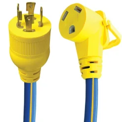 #16-00526 – 4 Prong 30 AMP 18″ Generator Adapter w/EZEEGRIP Handle