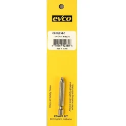 #009-250QB2P3C – #2 Square Recess Power Bit 3″, Pkg.