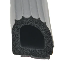 #018-206 – Ribbed Foam D Seal, 1″ x 1″ x 50′