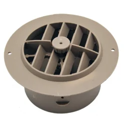 #013-062 – Rotaire Register w/Damper, Beige, 4″