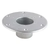#013-1112 – Round Flush Mount Pedestal Base, Chrome