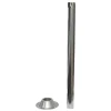 #013-1119 – Round Surface Mount Pedestal Base, Chrome
