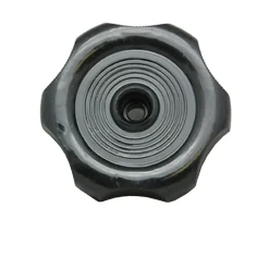 #013-186 – Round Window Crank Handle w/Screws, Black, 7/8″ Shaft, Single