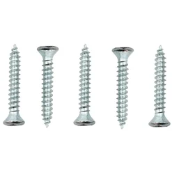 #012-RT500 – 6 x 1-1/2 Oval Head Tri Screw, Zinc, 500 Pack