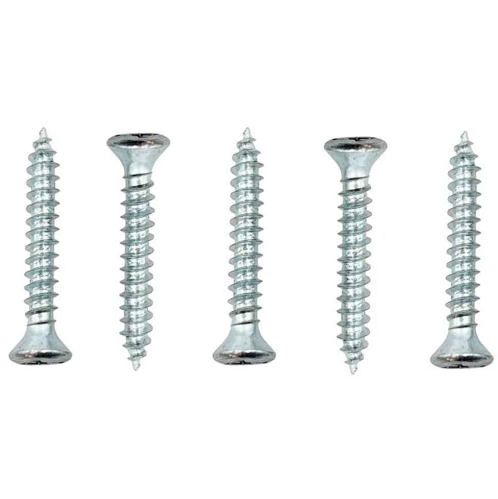 #012-RT500 – 6 x 1-1/2 Oval Head Tri Screw, Zinc, 500 Pack