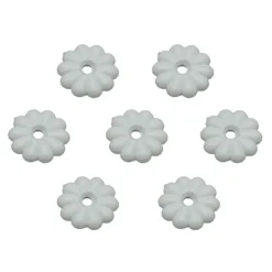 #012-RW50 – Rosettes only, White, 50 Pack