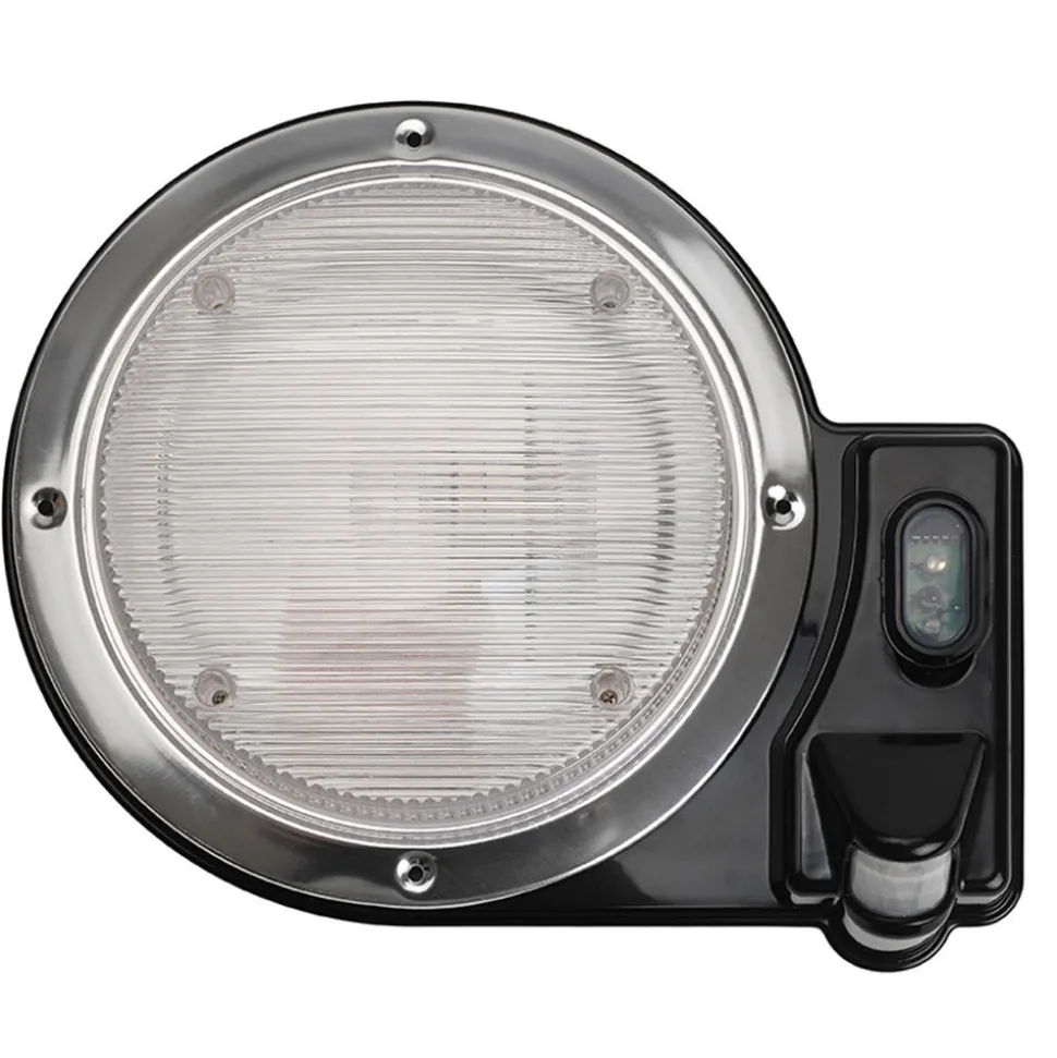 #016-SL2000B – Round Scare Motion Light – Black